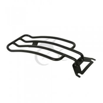 Black Solo seat Luggage Rack For Harley 97-05 Electra Glide FLHT FLHR Road King