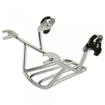 Chrome Detachables Solo Luggage Rack For Harley Sportster XL 883 1200 2004-2017