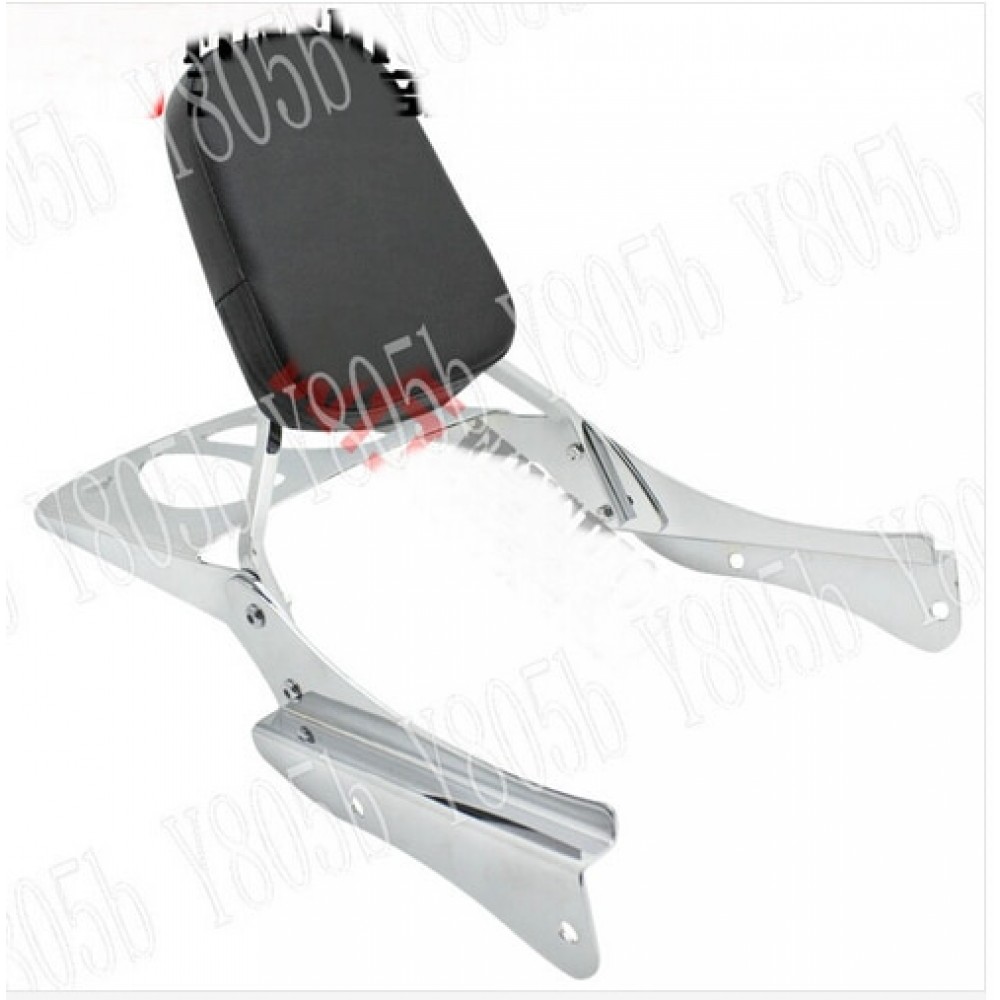 Motorcycle Backrest Sissy Bar Luggage Rack For Honda Shadow Spirit Black Widow VT 750 2001-2003