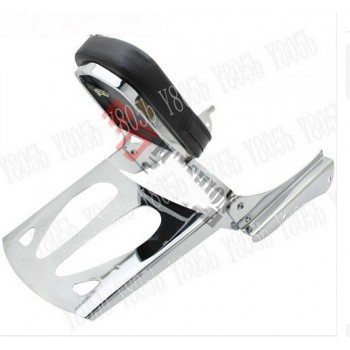 Motorcycle Backrest Sissy Bar Luggage Rack For Honda Shadow Spirit Black Widow VT 750 2001-2003