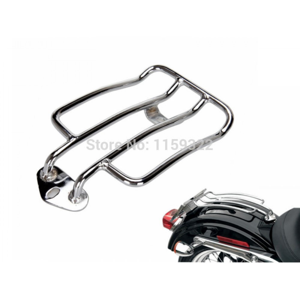 Motorcycle parts Chrome Solo Seat Luggage Rack For Harley-Davidson Sportster XL883 1200 2004 - 2015