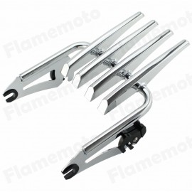 Motorcycle Stealth Detachables Two-Up Luggage Rack For Harley Electra Street Glide 2009 2010 2011 2012 2013 2014 2015 2016-UP