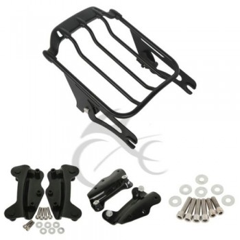 Luggage Rack 2 Up Tour Pak + 4 Point Docking Kit For Harley FLHT FLHX FLTR FLHX