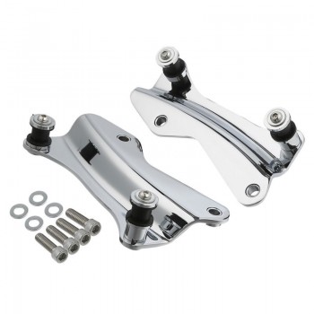Chrome Black 4 Point Docking Hardware Kit For Harley Road King Street Glide 2014-2018 16 17 Road King Ultra Motorcycle