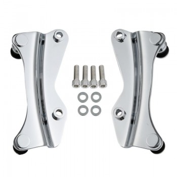 Chrome Black 4 Point Docking Hardware Kit For Harley Road King Street Glide 2014-2018 16 17 Road King Ultra Motorcycle