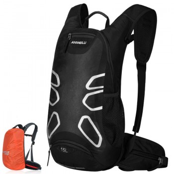 ANMEILU Cycling Motorcycle Backpack Breathable Helmet Bag Racing Backpack Motorbike Waterproof Bag With Rain Cover