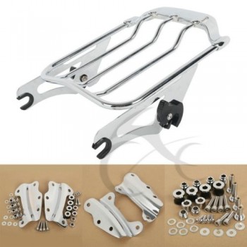 Motorcycle Air Wing 4 Docking Hardware Kit Luggage Rack For Harley Touring Road King 09-13