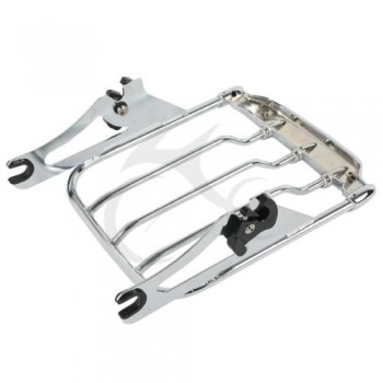 Motorcycle Air Wing 4 Docking Hardware Kit Luggage Rack For Harley Touring Road King 09-13