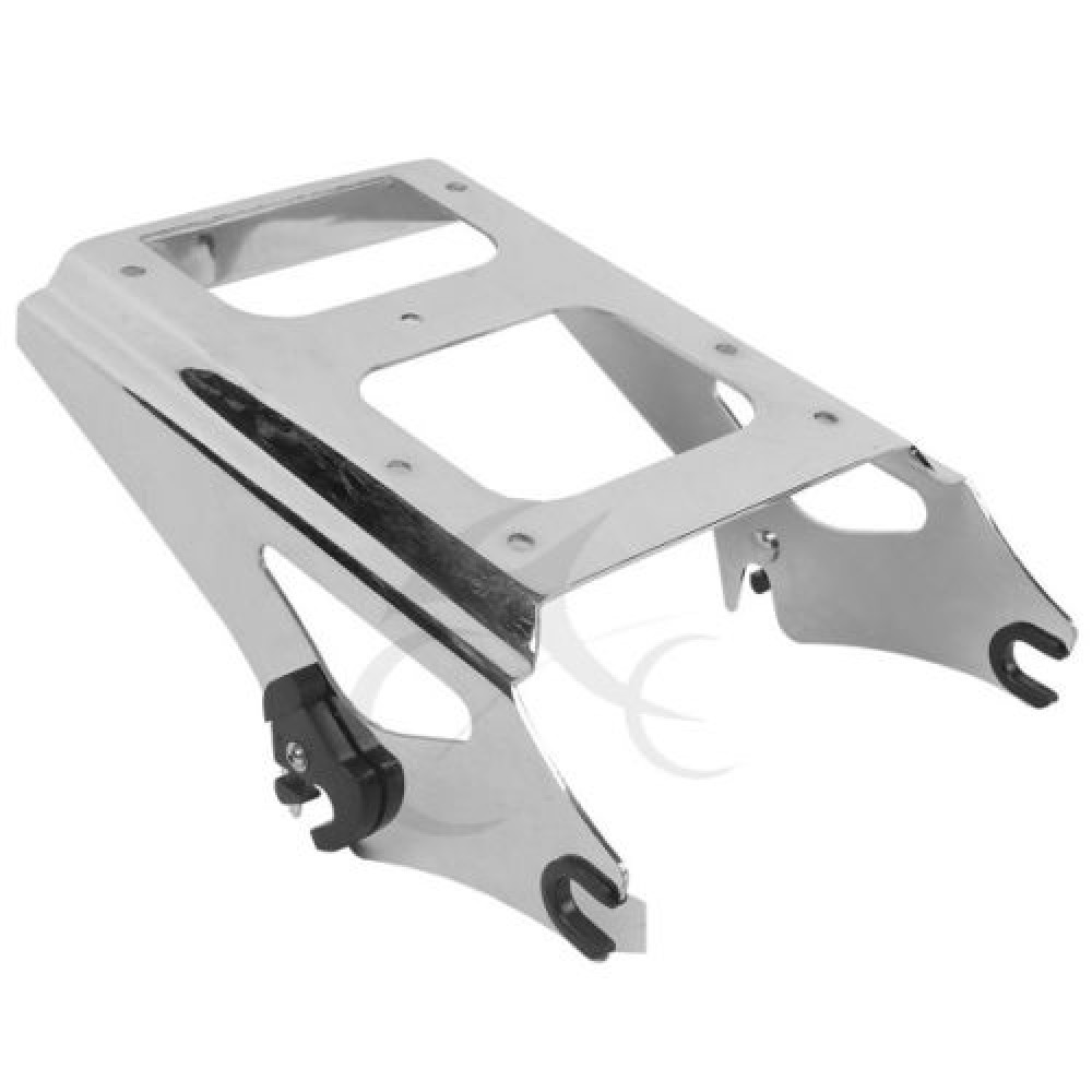 TCMT Motorcycle Motorbike Detachable Two Up Tour Pak Pack Mounting Rack For Harley Touring FLTR FLHT 14-17 Black Chrome