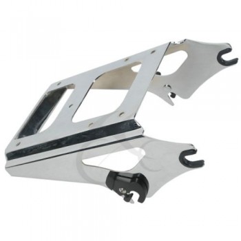 TCMT Motorcycle Motorbike Detachable Two Up Tour Pak Pack Mounting Rack For Harley Touring FLTR FLHT 14-17 Black Chrome
