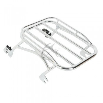 Motorcycle Detachable Luggage Rack + Docking Hardware Kit For Harley Touring Models Road King Electra Street Glide FLTR 96-08