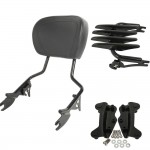 Motorcycle Backrest Sissy Bar Luggage Rack With Docking Kit For Harley Touring Road King Street Glide Electra Glide 2009-2013
