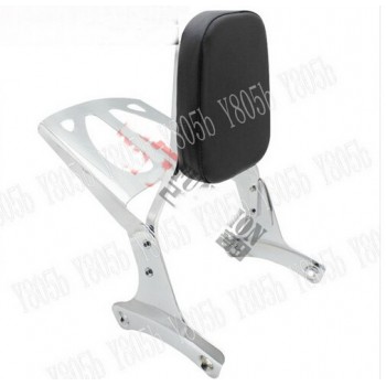 Motorcycle Backrest Sissy Bar Luggage Rack For HONDA Shadow VT400 VT 750 1998-2003