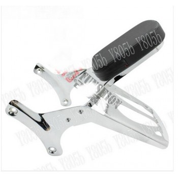 Motorcycle Backrest Sissy Bar Luggage Rack For HONDA Shadow VT400 VT 750 1998-2003
