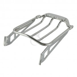 Chrome Air Wing Two-Up Luggage Rack For Harley Softail 2006-2017 Fat Boy FLSTF