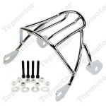 Chrome Solo Seat Luggage Rear Fender Rack For Harley Sportster XL 883 1200 2004-2008 2009 2010 2011-2016