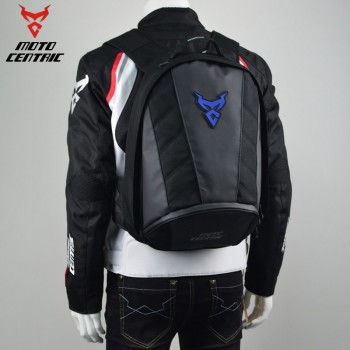 NEW motorcycle backpack Moto bag Waterproof shoulders reflective helmet bag