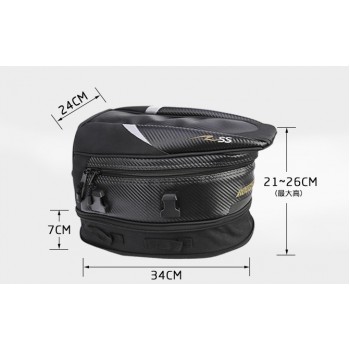 new RR9014 motorcycle rear seat bag / car tail bag / bags / send rain cover
