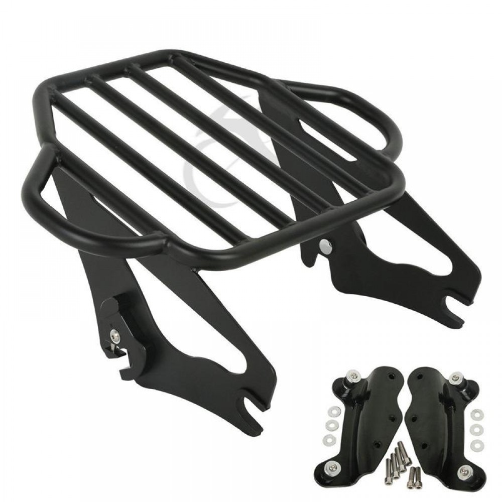 Motorcycle Moto Detachable Luggage Rack 4 Point Docking For Harley Touring Road KING Models Street Electra Glide FLHX FLHT FLTR