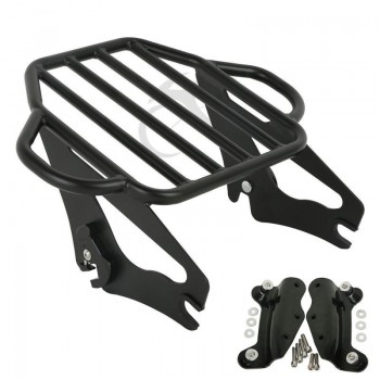 Motorcycle Moto Detachable Luggage Rack 4 Point Docking For Harley Touring Road KING Models Street Electra Glide FLHX FLHT FLTR