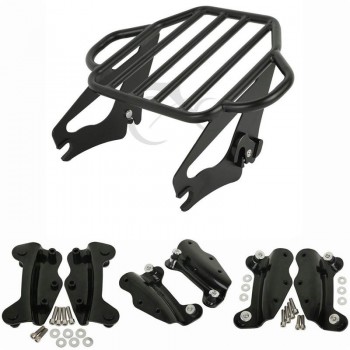 Motorcycle Moto Detachable Luggage Rack 4 Point Docking For Harley Touring Road KING Models Street Electra Glide FLHX FLHT FLTR