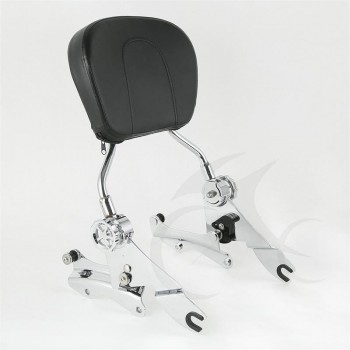 Motorcycle 4 Point Docking Hardware Sissy Bar Backrest For Harley Touring Models Street Road Glide FLHT FLHX FLTR FLTRX FLHXSE