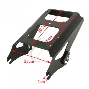 4 Point Docking Kit Luggage Rack For Harley Touring FLHR FLHT FLHRC 2009-2013 12