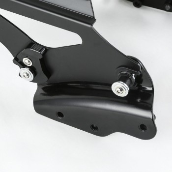 4 Point Docking Kit Luggage Rack For Harley Touring FLHR FLHT FLHRC 2009-2013 12