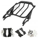 Motorcycle 4 Point Docking Kit and Air Wing Luggage Rack Detachable For Harley Touring Road King Electra Glide Standar 2014-2018