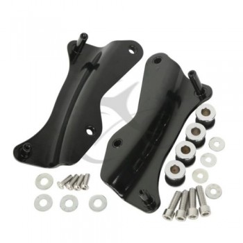 Motorcycle 4 Point Docking Kit and Air Wing Luggage Rack Detachable For Harley Touring Road King Electra Glide Standar 2014-2018