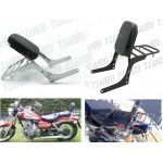 Motorcycle Backrest Sissy Bar Luggage Rack For Honda Rebel CA250 CMX 250 CA250 CMX250
