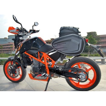 2018 New Universal fit Motorcycle komine SA212 Bag Luggage Saddle Bag with rain pouch 36-58L