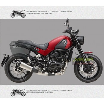 for Benelli Leoncino BJ500 Scrambler SHAD SH23 Motorcycle Luggage Side Case Box Rack Bracket Carrier System