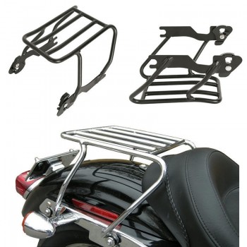 Black Detachables Luggage Solo Rack For Harley Sportster XL 883 1200 1994-2003 Custom Motorcycle