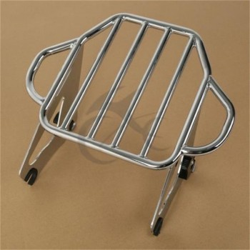 Motorcycle Detachable Luggage Rack + 4 Point Docking For Harley Touring Models Road King Street Electra Glide FLHR FLHX FLHT