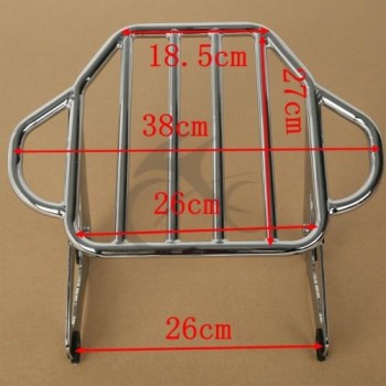 Motorcycle Detachable Luggage Rack + 4 Point Docking For Harley Touring Models Road King Street Electra Glide FLHR FLHX FLHT