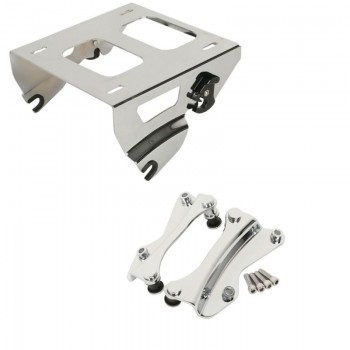 Motorcycle Moto Solo Tour-Pak Mounting Rack Docking Hardware Kit For Harley Touring Street Road Gilde Road King FLHR FLHX FLTRX