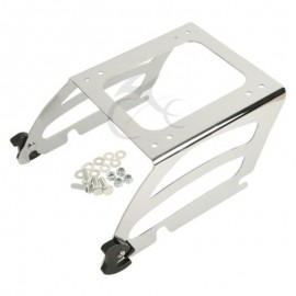 Iron Solo Tour Pak Pack Rack Fits For Harley Davidson FLSTC FLSTN FLSTSC 2006-up Motorcycle