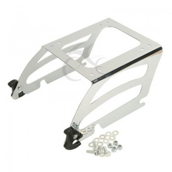 Iron Solo Tour Pak Pack Rack Fits For Harley Davidson FLSTC FLSTN FLSTSC 2006-up Motorcycle