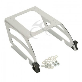 Iron Solo Tour Pak Pack Rack Fits For Harley Davidson FLSTC FLSTN FLSTSC 2006-up Motorcycle