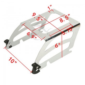 Iron Solo Tour Pak Pack Rack Fits For Harley Davidson FLSTC FLSTN FLSTSC 2006-up Motorcycle