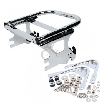 Two-up Tour Pak Pack Luggage Rack amp;Docking Hardware Kit For Harley Touring 97-08
