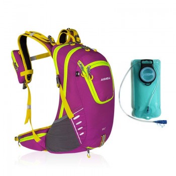 ANMEILU 20L Motorcycle Cycling Outdoor Backpack Bags Travel Camping Sport Bag with 2L Water Bag Hydration Bike Cycling Backpack
