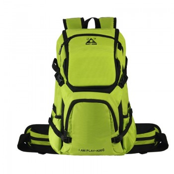 PLAYKING 30L Bicycle Riding Reflective LED Turn Light Backpack Helmet Cycling Backpack Night Reflective Cycling Rucksack Bag