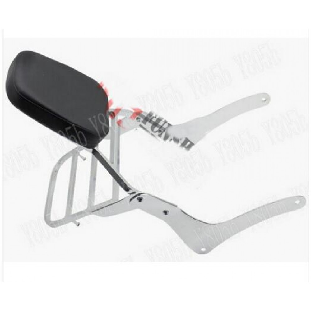 Chrome Motorcycle Backrest Sissy Bar Luggage Rack For KAWASAKI Vulcan VN900 VN 900