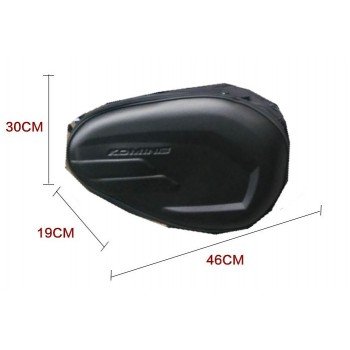 Free SA212 Komine motorcycle tail bag saddle bag around luggage suitcase motorcycle waterproof cover bag can put down helmet