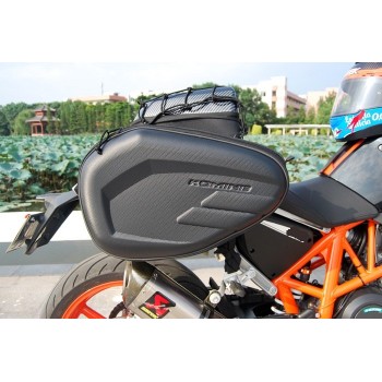 Free SA212 Komine motorcycle tail bag saddle bag around luggage suitcase motorcycle waterproof cover bag can put down helmet