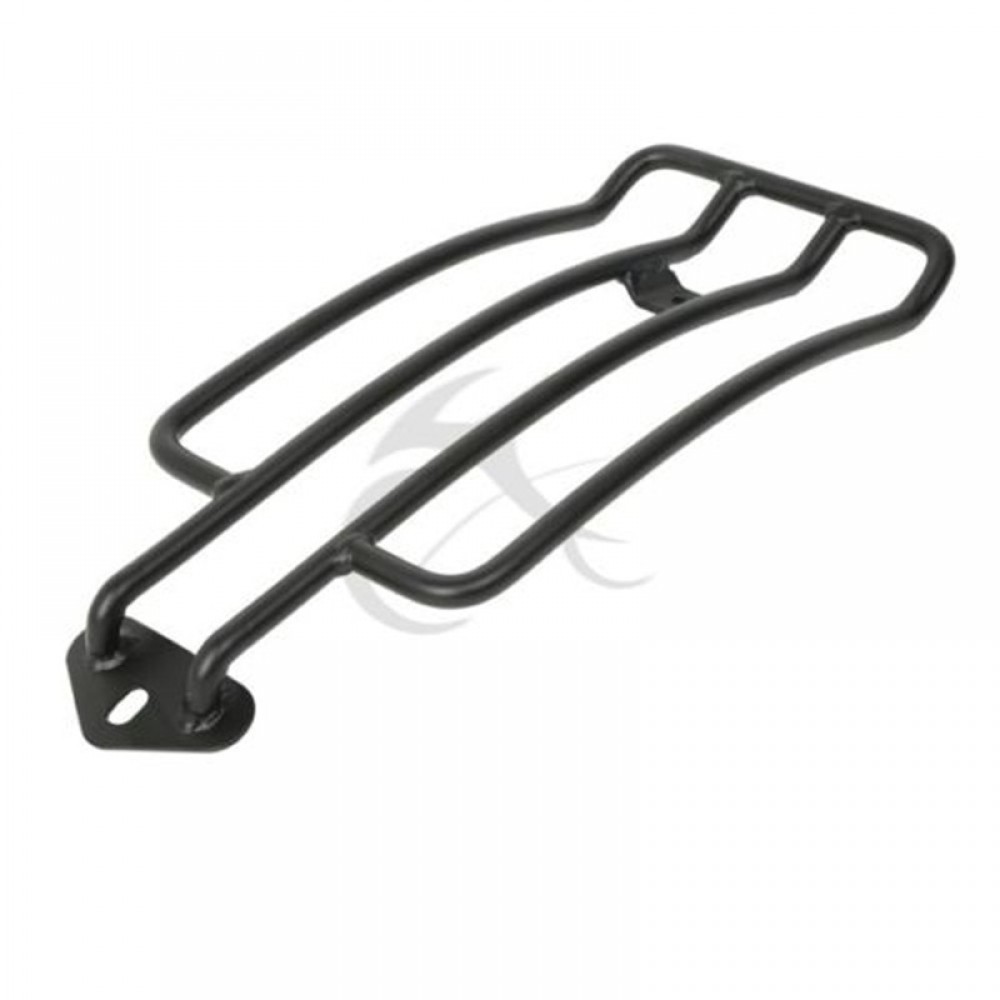 Black C Solo Seat Luggage Shelf Frame Rack For Harley Sportster XL 883 1200 85-03 Motorcycle Accessories