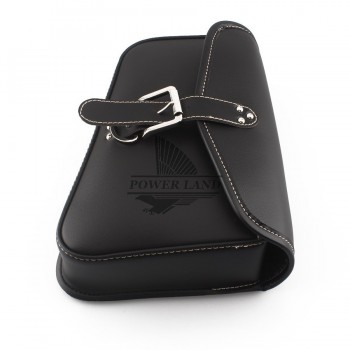New PU Leather Saddle Bags Motorcycle Luggage Left side Saddle Bags Black Rider Motorbike Panniers For Harley Sportster XL 883