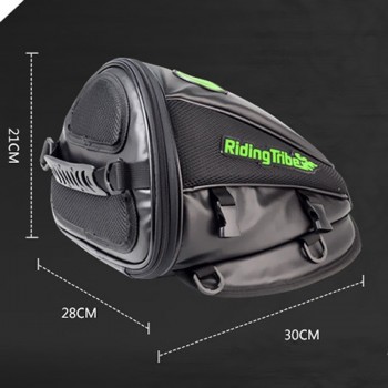 Free shipping 1pcs Motorcycle Large Capacity Luggage Saddle Leather Bags Motorcross Rear Seat Storage Pack Motorcycle Bag